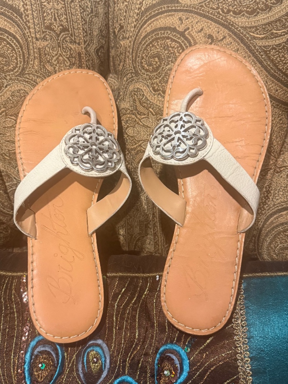 BRIGHTON ICONIC MEDALLION ALICE SANDAL SIZE 7